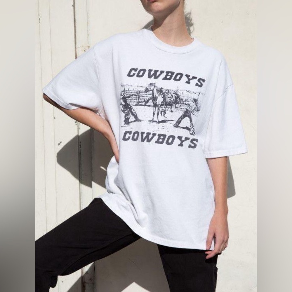 Oversized Brandy Melville Cowboys Tee